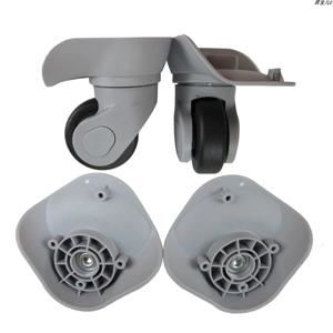 가방 용 1 쌍 교체 수하물 바퀴 자동 수하물 스피너 캐스터 A08 고무 바퀴 고품질 트롤리 액세서리