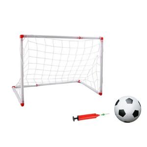 DIYS 어린이용 휴대용 축구 골 네트, 볼 펌프, 미니 축구 게이트, 장난감 스포츠, 신제품