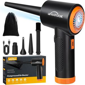 60000 RPM 무선 3단 에어 더스터 압축 송풍기 전기 무선 에어건 컴퓨터 키보드 카메라 청소 먼지 날리는