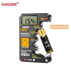 ANENG 단추 셀 배터리 테스터, 9V N D C AA AAA 범용 가정용 LCD 디스플레이 배터리 테스터, 보조배터리 감지기 도구, BT189