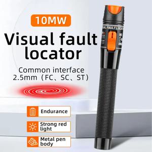 새로운 디자인의 적색 레이저 포인터, 50mW VFL 시각적 결함 로케이터, 광섬유 케이블 테스터, 50mw 범위 FC SC ST 광학