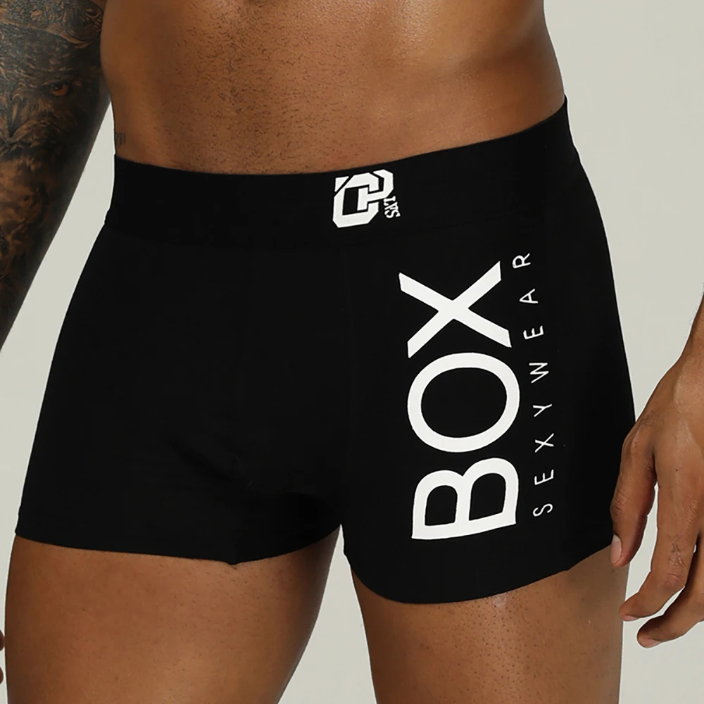 ORLVS Mens Boxer 섹시한 속옷 소프트 Boxershorts 코튼 팬츠 남성 팬티 3D 파우치 반바지 착용 바지 짧은