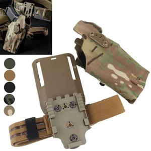 X300 X300U 손전등이 장착된 G17 Gen4 G19용 전술 홀스터, 퀵 락킹 시스템 사격 사냥용 권총 홀스터