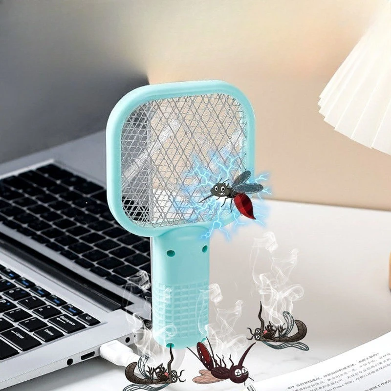USB 모기 스와터 트랩, 해충 방제, 전기 충격 미니 모기 킬러 램프, 휴대용 UV 라이트, 파리 버그 재퍼, 여름