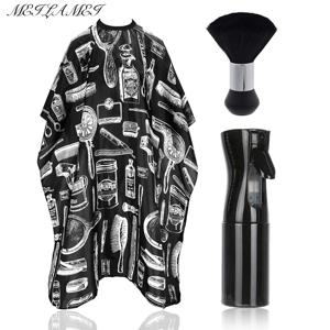 전문 방수 미용 가운 비브 종이 세트 나일론 미용실 의류 머리카락 차단 헤어 염색 도구