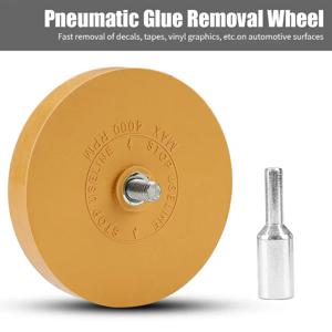 자동차 고무 바퀴 접착제 제거제 고무 바퀴 부드러운 파워 드릴 어댑터 페인트 제거 수리 고무 비닐 스티커 제거 도구