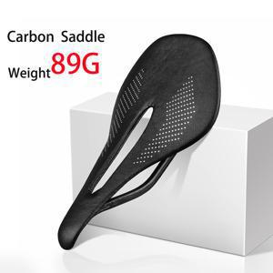 ELITAONE MTB 탄소 안장 슈퍼 라이트 89g 도로 자전거 안장 240x143/155mm UD 베어 탄소 마감 자전거 좌석