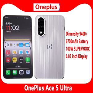 중국어 버전 언락 OnePlus Ace 5 Ultra 6.83인치 AMOLED MTK Dimensity9400+ 50MP 6700mAh 100W SuperVOOC NFC OTA Ace5 Ultra