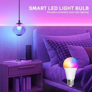 투야 와이파이/블루투스 스마트 전구 알렉사 LED 램프 E27 RGB 스마트 전구 110V 220V 스마트 램프 구글 어시스턴트 스마트 라이프용