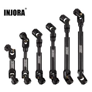 INJORA 1/10 RC 자동차 크롤러 축 SCX10 90046 AXI03007 TRX4 Redcat Gen8용 강철 헤비 듀티 드라이브 샤프트