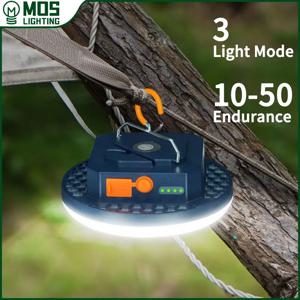 MOSLIGHTING 7200mAh 충전식 캠핑 조명, 휴대용 손전등, 비상 야시장 조명, 야외 캠핑 전구, 텐트 램프 USB LED