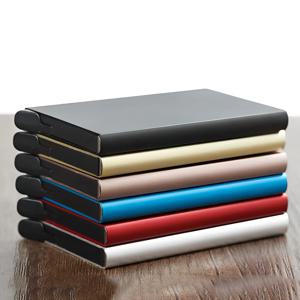 ID 신용 은행 카드 소지자 지갑 럭셔리 브랜드 남성 여성 안티 Rfid 차단 보호 매직 슬림 미니 작은 돈 지갑 케이스