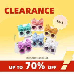 클리어런스_12개 새틴 패브릭 소시지 루프 헤어 링 세트 : 이 12개 헤어 링 세트로 더 많은 가치를 얻으세요