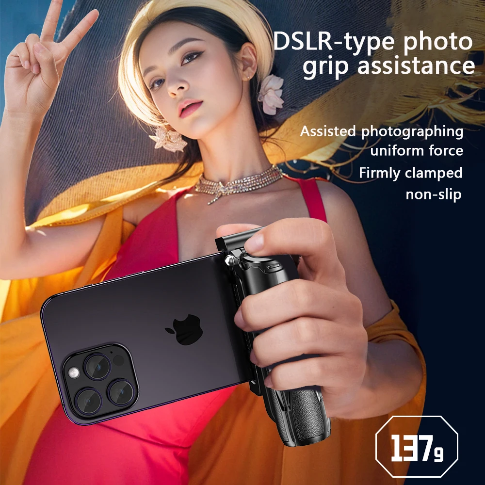 VYVYLABS 미니 셀카봉 블루투스 리모컨 포함 - 아이폰 & 안드로이드용 휴대용 브이로그 스틱, 라이브 스트리밍용 접이식