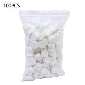 100pcs 캠핑 일회용 압축 수건 여행 호텔 휴대용 얼굴 수건 흡수성 수건 전술 캠핑 용품