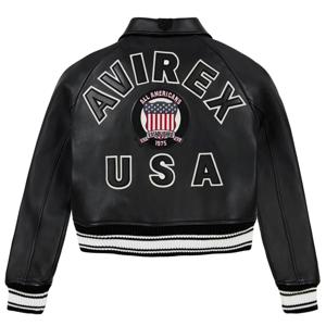 AVIERX 여성용 클래식 모델 블랙 유럽 양가죽 재킷, 항공 세트 크롭 아이콘 재킷 코트 탑, 가을 및 겨울 신상