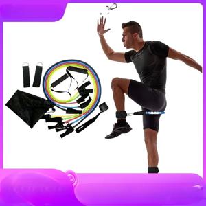 11PCS 피트니스 보디빌딩 탄성 밴드 풀 로프 운동 밴드 저항 밴드 라텍스 튜브 페달 운동기구 크로스핏 피트니스