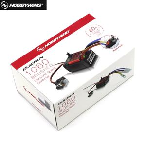 HobbyWing QuicRun 1060 60A 브러시 전자 속도 컨트롤러 ESC 1:10 RC 자동차용 스위치 모드 BEC 방수