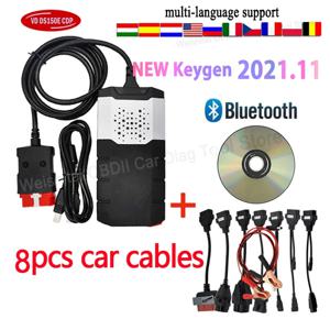 2024 최고의 VD DS150E CDP 블루투스 2021.11 Keygen VdIJk Autocoms Pro TNESF DELPHIS ORPDC 자동차 트럭 Obd2 스캐너 진단 도구