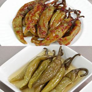고추반찬세트 1호/양념고추300g+간장고추400g