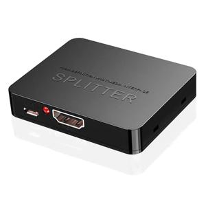 4K HDMI 호환 분배기 1 in 2 출력 어댑터 HDMI 호환 1x2 듀얼 모니터 HDTV DVD PS3 Xbox용 풀 HD 1-2 증폭기