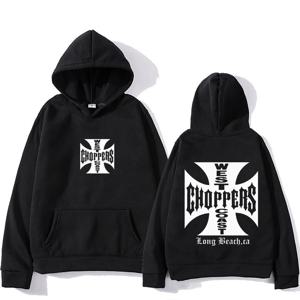 Paul Walker West Coast Choppers 후드 남성 여성 오버 사이즈 패션 탑 힙합 의류 양털 긴 소매 빈티지 운동복