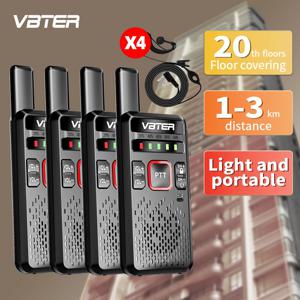 WBT-V1 원격 사이트 호텔용 고출력 미니 FM 라디오를 갖춘 휴대용 아날로그 양방향 워키토키 소형 자동차 5km Talk Ran