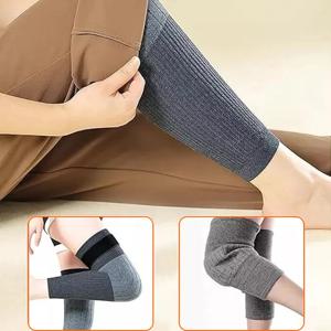 레그 가드 롱 튜브 슬리브 겨울용 보온 무릎 슬리브 남녀 공용 특수용 두꺼운 레그 워머 캠핑 하이킹 등산용