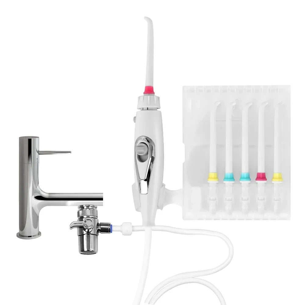 치과 스파 수도꼭지 탭 구강 Irrigator 물 치과 Flosser 칫솔 관개 치아 청소 스위치 제트 가족 물 치실