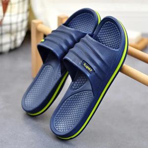 남자 슬리퍼 Comfortabl 미끄럼 방지 욕실 슬리퍼 부드럽고 편안한 홈 여름 슬리퍼 실내 욕실 남자 슬리퍼 EVA