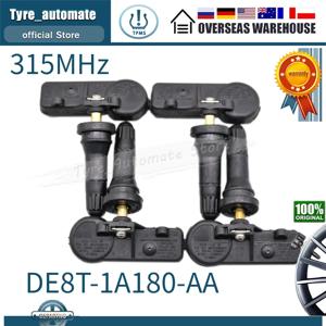 4PCS DE8T-1A180-AA 9L3Z1A189A 315MHz TPMS 센서 타이어 압력 모니터 2012-2013 Ford Mustang Fusion Escape
