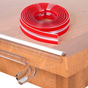 1/2/3/6M 테이블 엣지 가드 보호대 투명 아기 보호 스트립 자체 접착 어린이 충돌 방지 소프트 범퍼 아기 안전