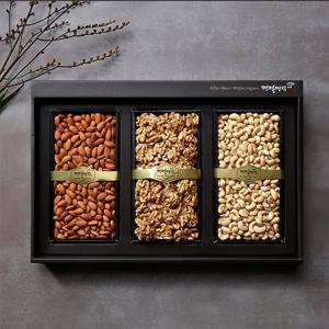 gift set_[명절명작]견과 선물세트 1호[호두250g+볶음아몬드380g+캐슈넛350g]