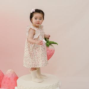 아기토끼 같은 쪼꼬미의 하루 - 민소매 유아 드레스