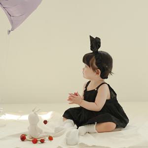 우리 아가의 분위기를 책임질게요 - 끈나시 베이비 바디슈트