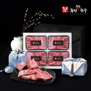 횡성한우 1등급 프리미엄 갈비 선물세트 2호(800gx4)3.2kg