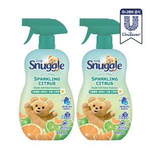 섬유탈취제 스파클링 더블 소프트 470ml 2개