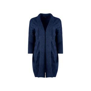 [최초가 198000원] 물결 루즈핏 니트 롱 가디건_YG01WRWCD01