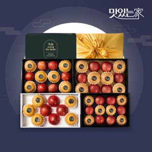 [과일꾼][보자기무료동봉] 사과 배 혼합 과일선물세트 4kg(사과4/배5) 外 +감사장카드 추가 동봉