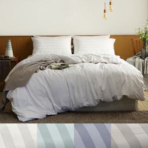 호텔침구 순면 3cm 스트라이프 이불커버 K