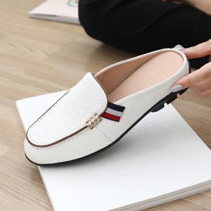 [브리치]  /  소가죽 베릴 뮬 슬리퍼 2cm