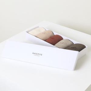 헤지스 액세서리 HJSS5F501WT [소량재고] [선물추천][Online Limited] 퍼피자수 골지 장목 양말 5종