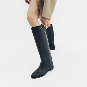 [정상가:146,000원] KM094 핸드메이드 버클 클래식 레더 롱부츠 l 3Colors