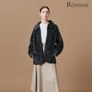 [최초가 199,000원][로안]양털 시어링 하프 코트