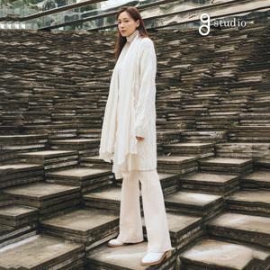 지스튜디오 25FW 캐시미어 블렌드 플레어 기모 코듀로이 팬츠