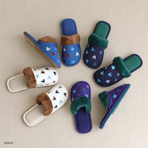 오리고 [디즈니] 벨보아 미키 자수 실내화 4colors/2size