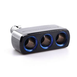 전차종 공용 솔루스 LED 3구 소켓 익스테리어용품 시거잭 차량용휴대폰충전기 차량용충전기