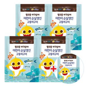 핑크퐁 순살생선 고등어구이 180g 4개 + 1개