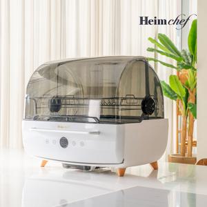 울트라 70L UV-C LED 고온 살균 식기건조기 HTD-3500 열풍 젖병소독기 자동모드 CJO