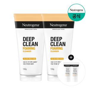 딥클린 포밍 클렌저 150g x2 +(증)아크네 포밍 클렌저 10g x2